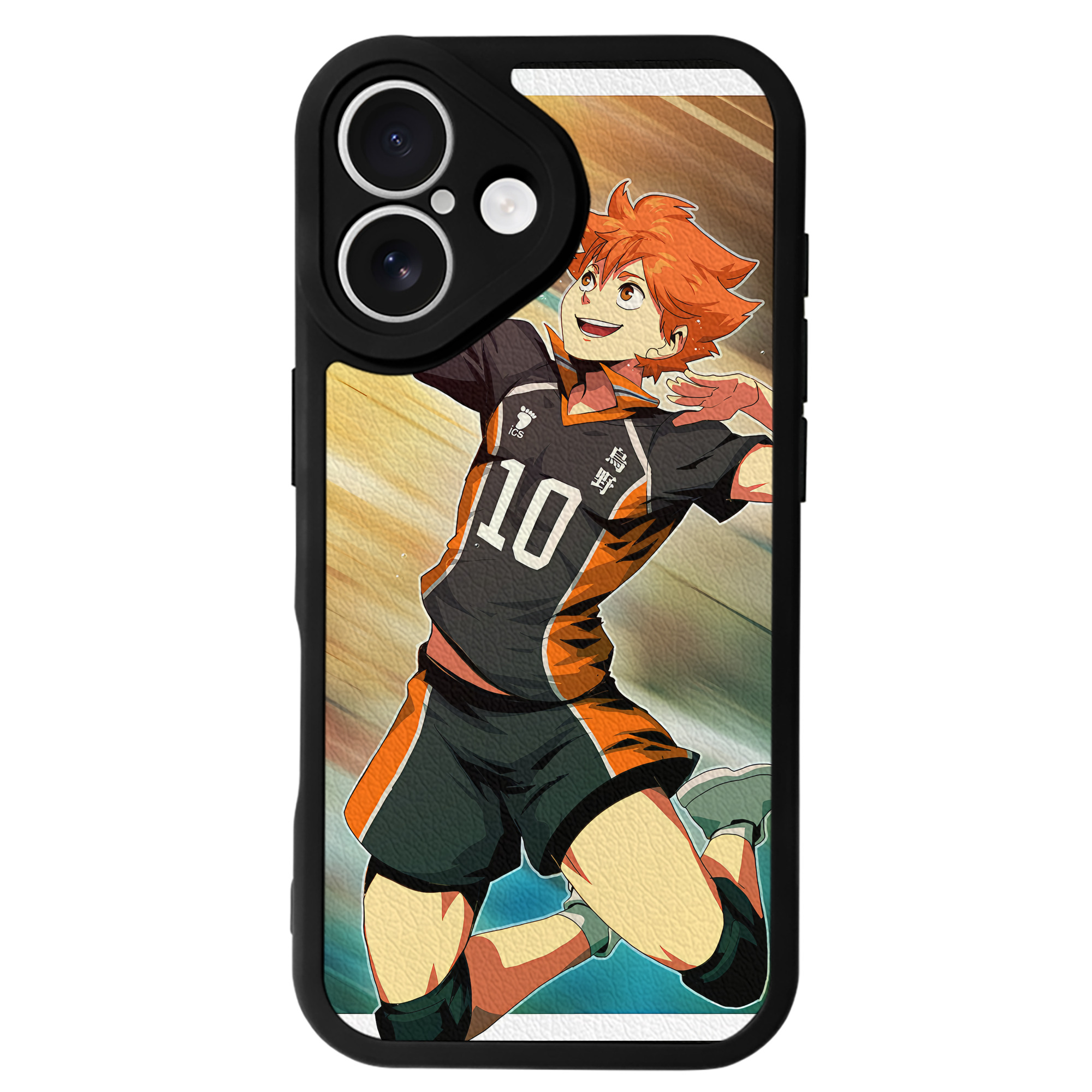 （画像用） ハイキュー!! Haikyu!! 【iPhone 16シリーズ対応】シリコンスマホケース（レザー調） 材質：シリコン